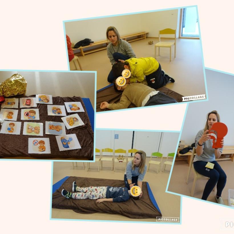 Collage Erste Hilfe Kinder